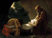Girodet-Trioson, Anne-Louis The Entombment of Atala Sweden oil painting artist